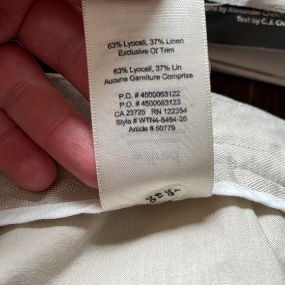 Aritzia Wilfred linen-blend cropped pants - Picture 9 of 10